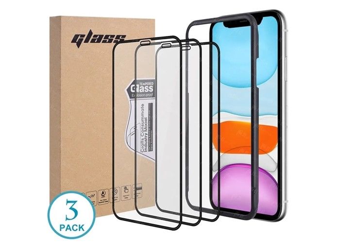 Anti Scratch 9H 3D Matte Tempered Glass Protector 3 Pack With Install Kit