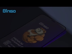 0.4mm Tempered Glass Screen Protector For Iphone Full Glue High Clear Bubble Free